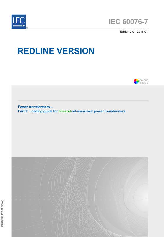 Cover IEC 60076-7:2018 RLV
